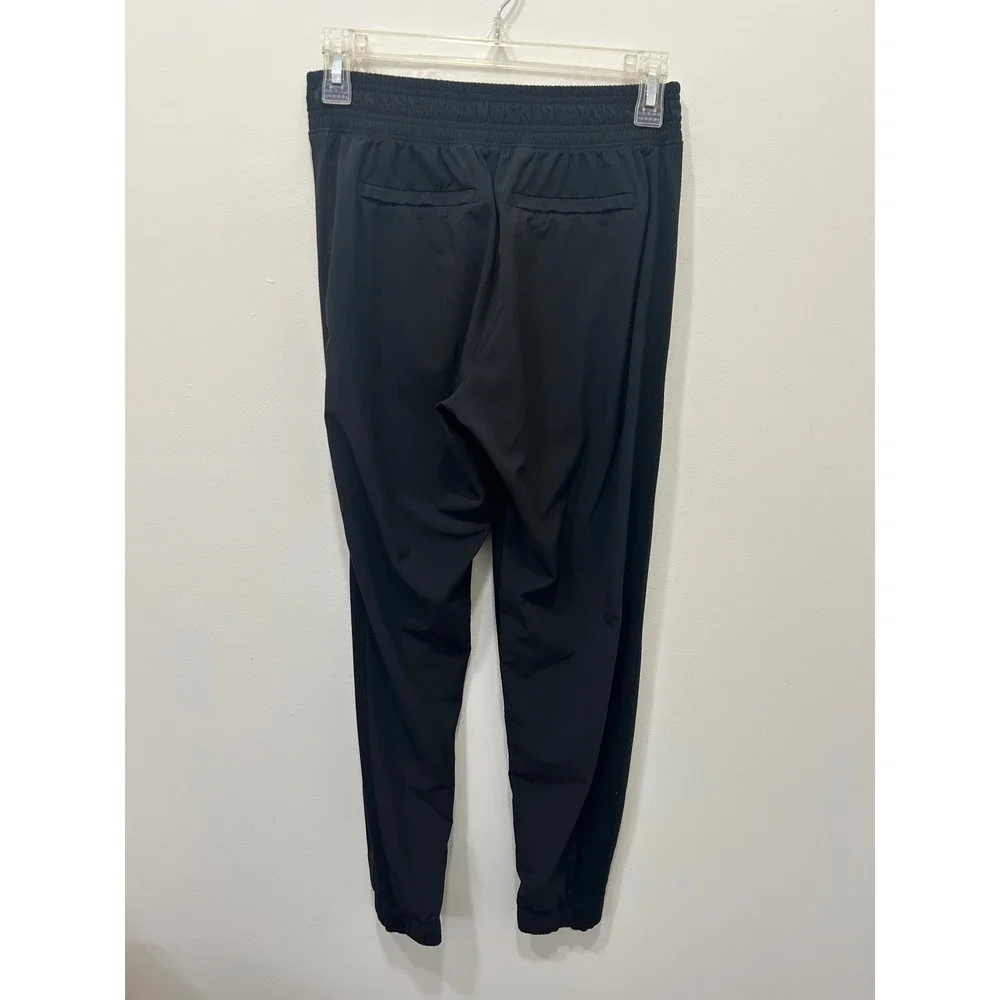 Athleta Brooklyn Jogger Womens 0 Black Tapered Elastic Waist Casual Pants
